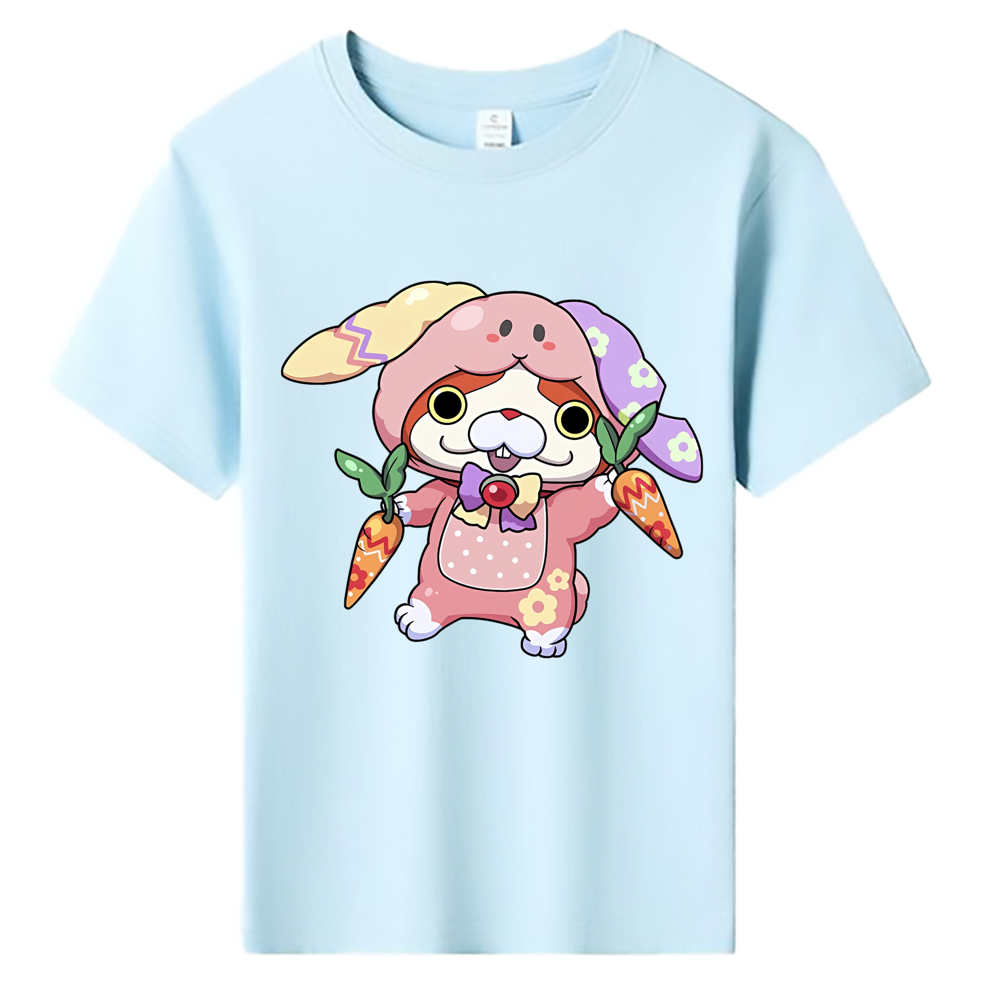（画像用） 妖怪ウォッチ Yo-kai Watch 綿100％キッズTシャツ（フロントプリント）